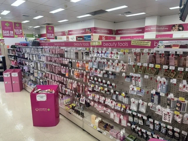 Beauty tools section at Priceline Pharmacy Pinewood